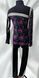 Night Flowers Black 152 cm