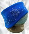 Headband Snowflakes Royal Blue