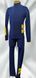 Bows Navy Blue & Yellow 110 cm