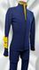 Bows Navy Blue & Yellow 110 cm