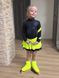 Dress Snowflakes Black Lemon 110 cm dress_snowflakes_black_lemon фото 1
