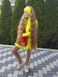 Dress Maria Ruby Lemon 110 cm